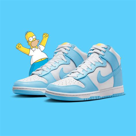 nike dunk homer simpson high